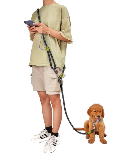 GoldenPaw™ Hands Free Crossbody Puppy Leash